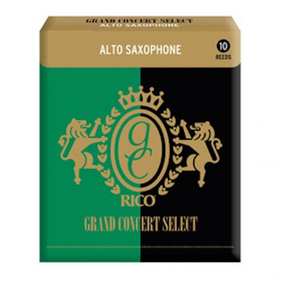 Rico Grand Concert Select, Alto Sax Reeds, (Box 10) Strength 2.5